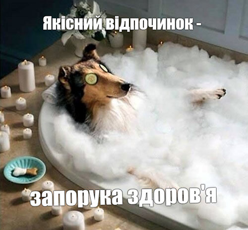 Відпочивайте якісно
