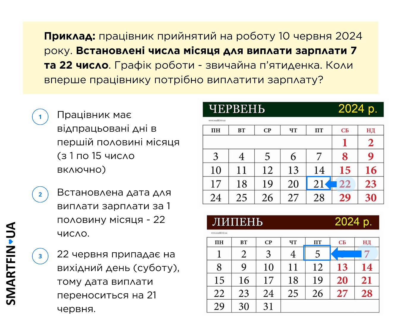 календар за червень та липень 2024 р.