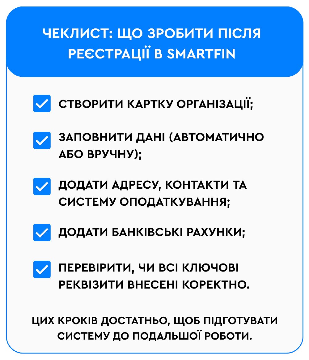 реєстрація в smartfin: що далі?
