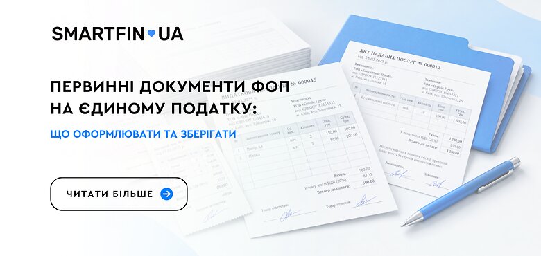 Первичные документы ФЛП на едином налоге: что оформлять и хранить