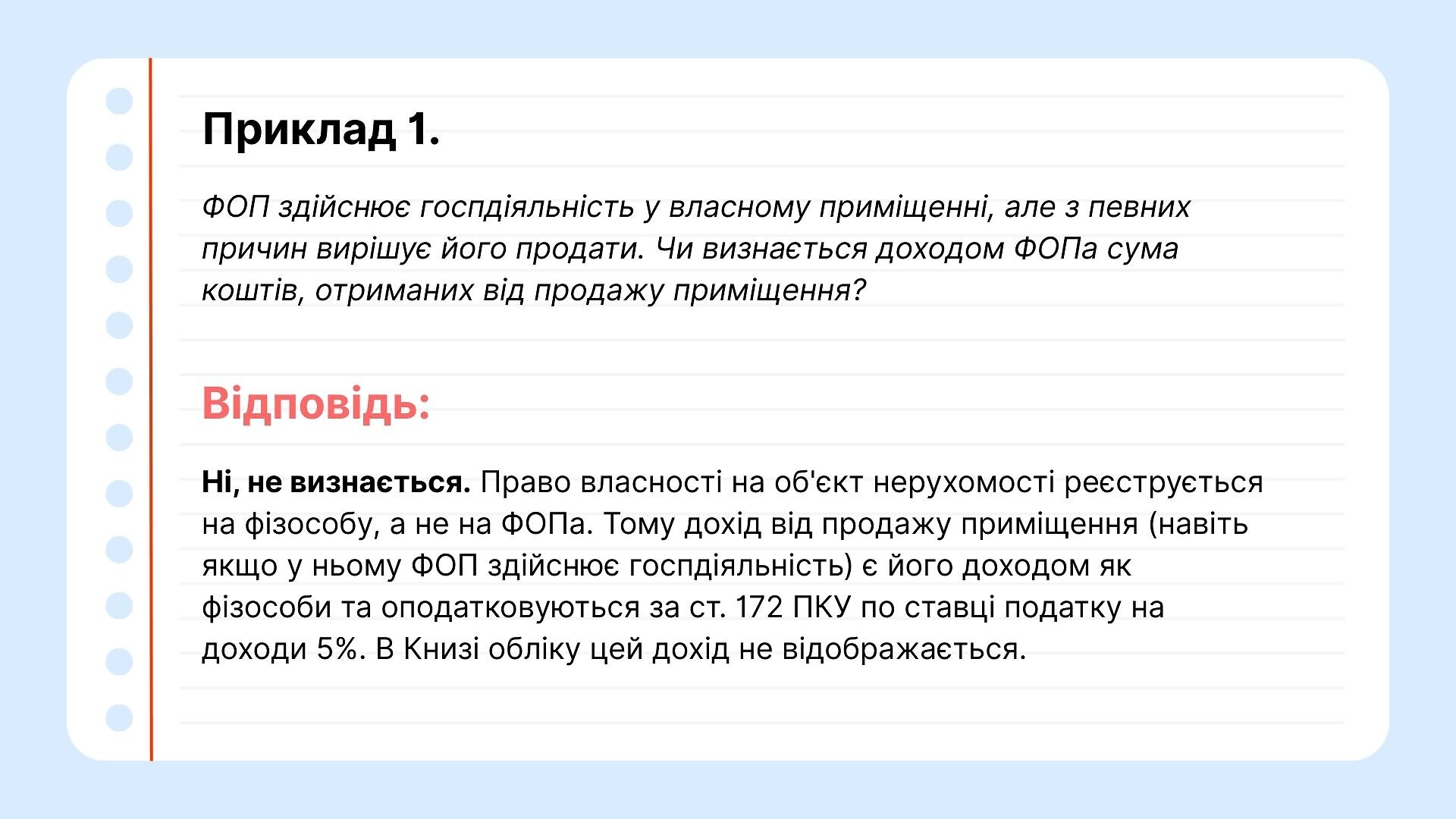 ФОП продає власне приміщення